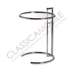 Eileen Gray Side Table E 1027 Adjustable. Available at short notice. Version 1927 - Gray Origin