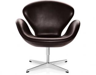 Arne Jacobsen Swan Chair PREMIUM Leather | red 9150
