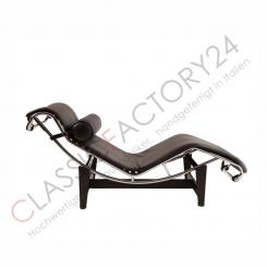 Le Corbusier Lounge Chair LC4 Leather PREMIUM Leather | black 9300