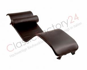 Auflage Le Corbusier Liege LC4 PELLE MEGLIO Leder | Schwarz B01