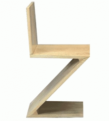 Gerrit Rietveld Zic Zac Stuhl 
