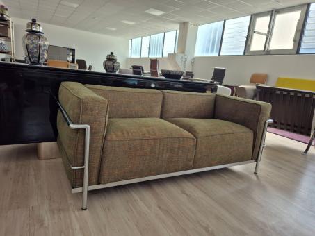 Le Corbusier Two-Seat Sofa LC3 