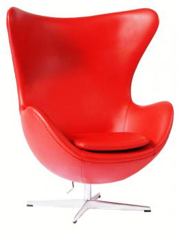 Arne Jacobsen Egg Chair PREMIUM Leder | Dunkelbraun 9130