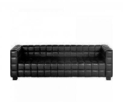 Josef Hoffmann Three-Seater Sofa Kubus 