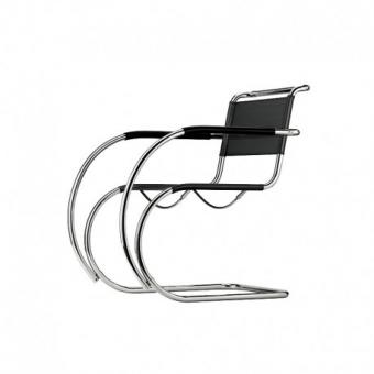 Mies van der Rohe Cantilever Chair MR20 Leather Pony Skin