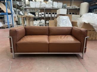 Le Corbusier Two-Seat Sofa LC3 