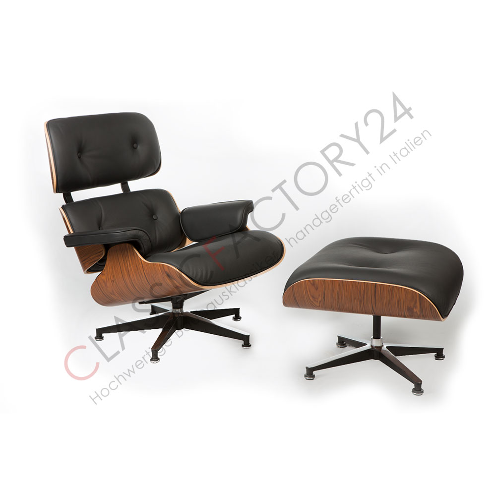 charles eames lounge chair mit ottoman