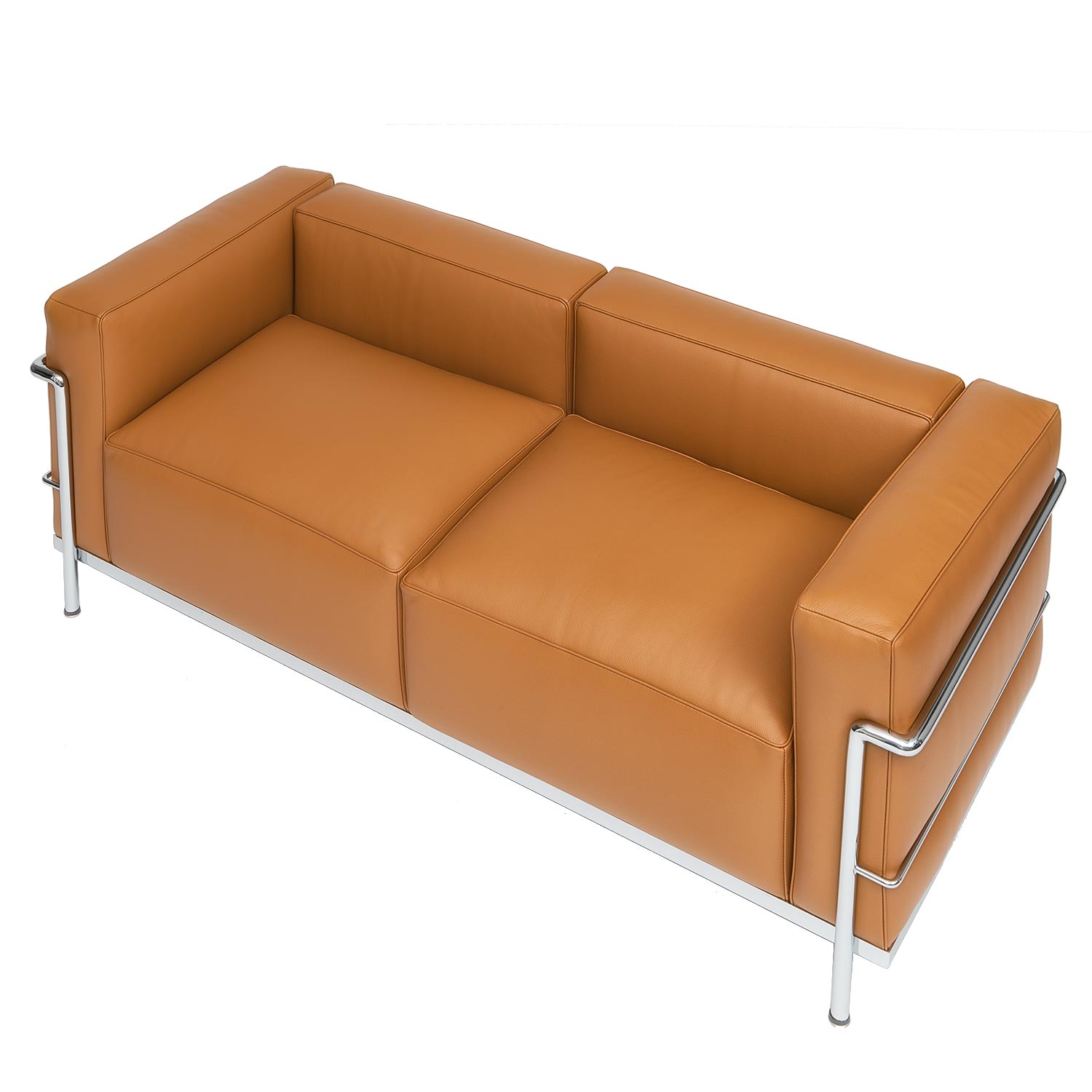 Le Corbusier Two Seat Sofa Lc3